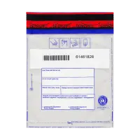 500x Sicherheitstaschen DEBASAFE (175 x 240 mm) DEBATAPE high plus - Transparent - Recyclingfolie