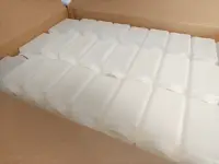 Weithals-Vierkantflasche HDPE 1000 ml inkl. Schraubdeckel weiss mit PE-Dichtung