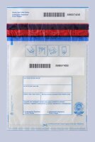 Sicherheitstaschen DEBASAFE (195 x 265 + 30 mm (Bon)) DEBATAPE high plus - Transparent - Recyclingfolie