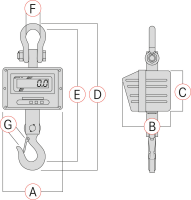 Kranwaage KERN HFM 1T0.1