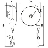 TECNA Balancer 9337 (4-6kg / 2.5m)