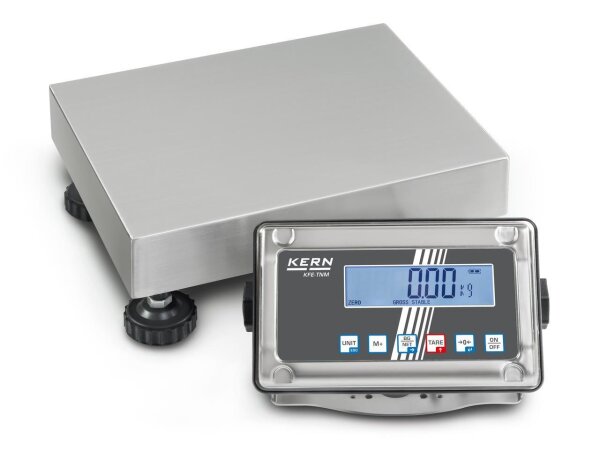 Plattformwaage mit Edelstahl-Auswertegerät KERN SFE 6K-3NM