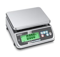 IP-geschützte Tischwaage KERN FXN 6K-3M