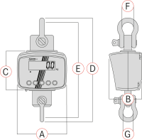 Kranwaage KERN HFD 3T-3