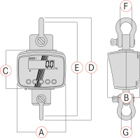 Kranwaage KERN HFD 6T-3