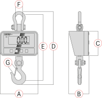 Kranwaage KERN HCD 100K-2