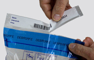 500x Sicherheitstaschen DEBASAFE agriculture (B 295 x H 395 + 30 mm (Bon))